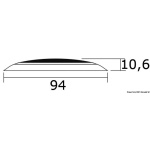 Plafoniera LED 5+4 luce rossa - immagine 3