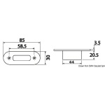 Luce cortesia stagna LED bianca - immagine 2