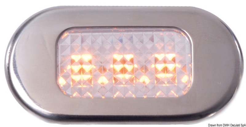 13.181.01.jpg Luce cortesia inox 3 LED gialli - immagine 1