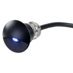 Luce di cortesia luce LED blu corpo nero opaco