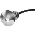 Luce di cortesia luce LED bianca corpo inox lucido