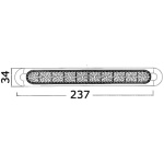 Plafoniera lineare in finitura inox AISI 316 - immagine 2