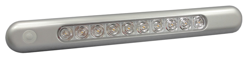 13.192.11.jpg Plafoniera LED da appoggio crom. 310x40x11,5 mm - immagine 1