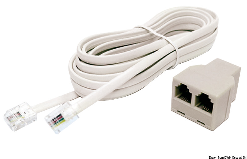 13.227.51.jpg Cavo 4,5 mt. con adattatore a 2 porte - immagine 1