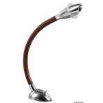 Faretto 3 W rivestito in pelle marrone