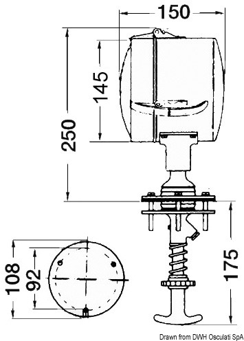 4.0.2 Faro comado interno led 12/24V 24W - immagine 1