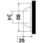 Faretto a LED subacqueo 5 W blu - immagine 2
