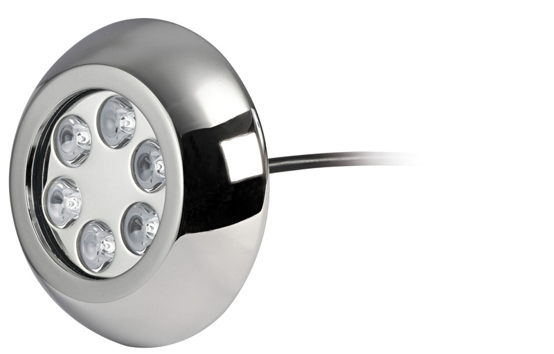 13.294.01.jpg Faro subacqueo 6 LED bianchi con viti - immagine 1