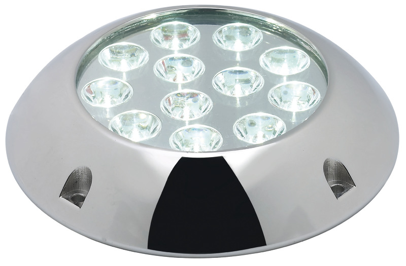 13.298.01.jpg Faro subacqueo 12 LED bianchi con viti - immagine 1