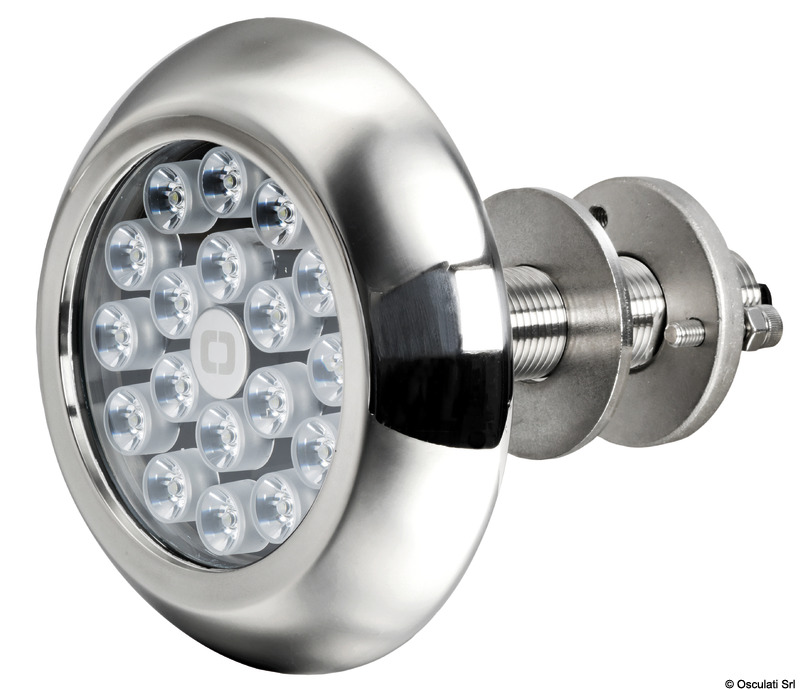 13.300.00-10_New2027.jpg Faro subacqueo 18 LED blu con prigioniero - immagine 1