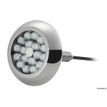 Faro subacqueo 18 LED blu con viti