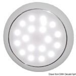 Plafoniera LED senza incasso Day/Night cromata
