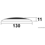 Plafoniera LED senza incasso Day/Night bianca/inox - immagine 4