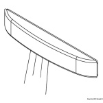 Luce cortesia 3 LED bianca - immagine 2