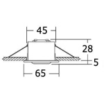Plafoniera Altair lucida LED HD - immagine 2