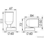 Faretto ABS nero LED - immagine 2