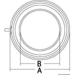 Plafoniera inox 140 mm - immagine 2
