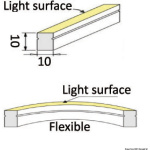 Barra luminosa led flessibile Neon 12V bianco - immagine 3