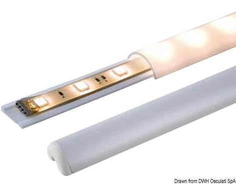 13.834.30.jpg Profilo per strisce LED 1000 mm - immagine 1