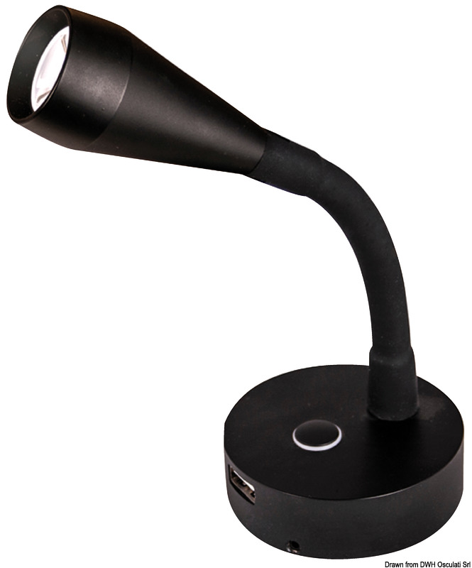 13.867.21.jpg Faretto LED Batsystem LEIA Total black - immagine 1