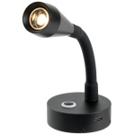 Faretto LED snodato total black