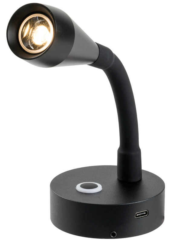 13.867.31_New2025.jpg Faretto LED snodato total black - immagine 1