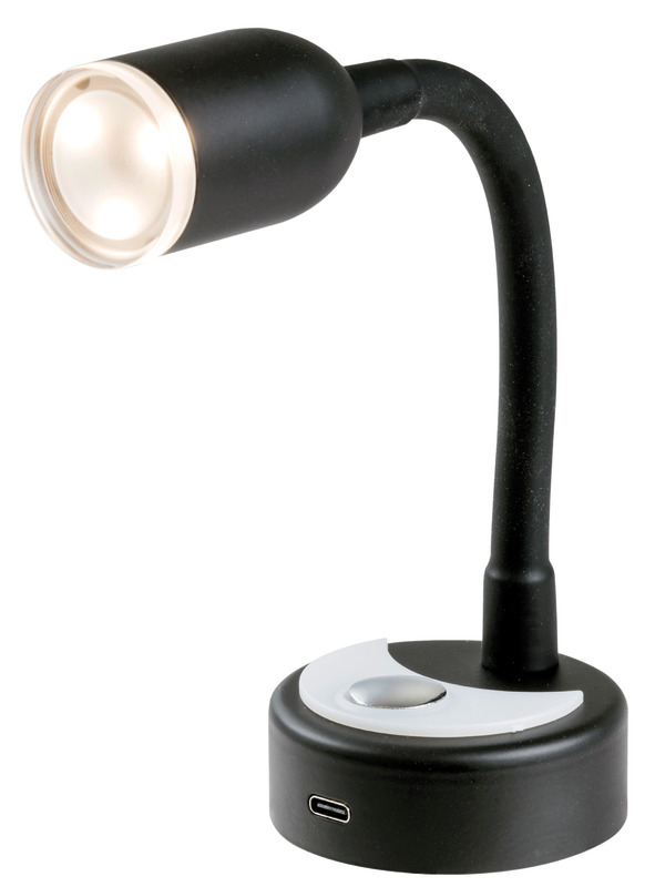 13.867.36_New2025.jpg Faretto LED snodato nero 400 mm - immagine 1