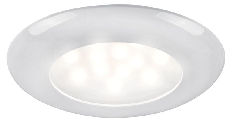 13.877.80-81_New2025.jpg Plafoniera LED incasso SOLE ghiera bianca switch - immagine 1