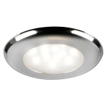 Plafoniera LED da incasso SOLE ghiera cromata