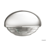 Luce cortesia ad incasso cromata LED blu