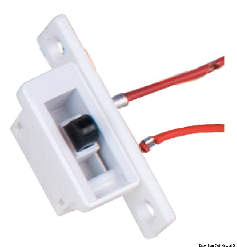 13.893.00A.jpg Luce ABS bianco per armadi - immagine 1