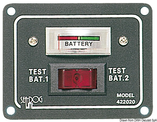 4.0.2 Pannellino tester per 2 batterie - immagine 1