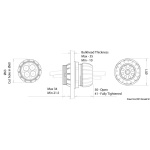 Passaparatia 10 cavi x max 7 mm - immagine 2