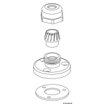 Passacavi stagno inox per cavi da 10 mm - immagine 2
