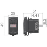 Presa femmina USB-A più USB-C - immagine 2