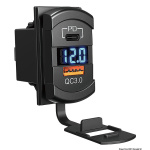 Doppia presa USB A+C e Voltmetro 12/24V