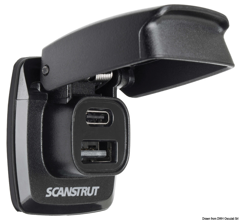14.195.80.jpg Presa USB-A e USB-C stagne SCANSTRUT Flip Pro - immagine 1