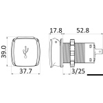 Presa Power Socket 12V SCANSTRUT Flip Pro - immagine 2