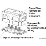 Terminali Bus Bar Heavy Duty 4 x 10 mm - immagine 3