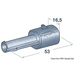 Connettore stagno maschio 1 polo