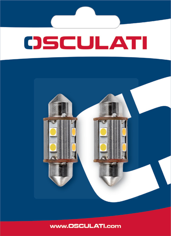 14.300.33.jpg 2 Lampadine LED a siluro 36 mm 2W - immagine 1