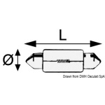 Lampadina siluro 24 V 10 W - immagine 2