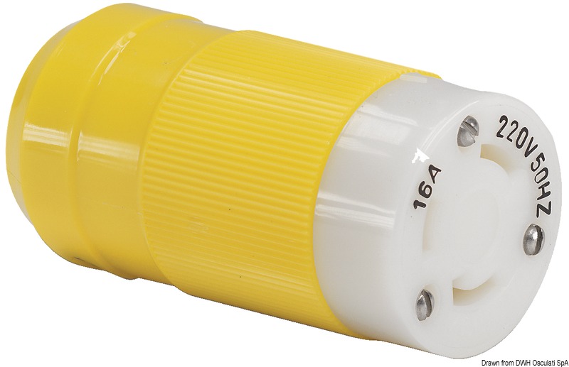 14.305.00.jpg Spina inox Marinco femmina 16 A - immagine 1