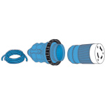 Spina 50 A 220 V - immagine 2