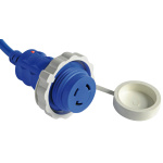 Spina + cavo 10 m bianco 30 A