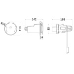 Presa elettrica Cruiser 32 A nera - immagine 2