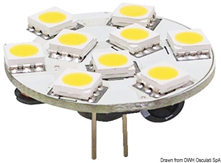 14.450.10.jpg Lampadina LED SMD G4 12/24 V attacco posteriore - immagine 1