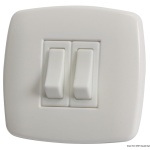Interruttore Contemporary 2 p. bianco