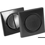Interruttore doppio nero/nero