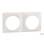 Cornice doppia bianca